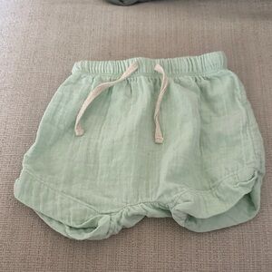 Old Navy Mint Green Bubble Shorts with Drawstring
